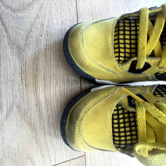 Air Jordan 4 Yellow Color, Baby/Toddler Sneakers Size 9C - Picture 15 of 16